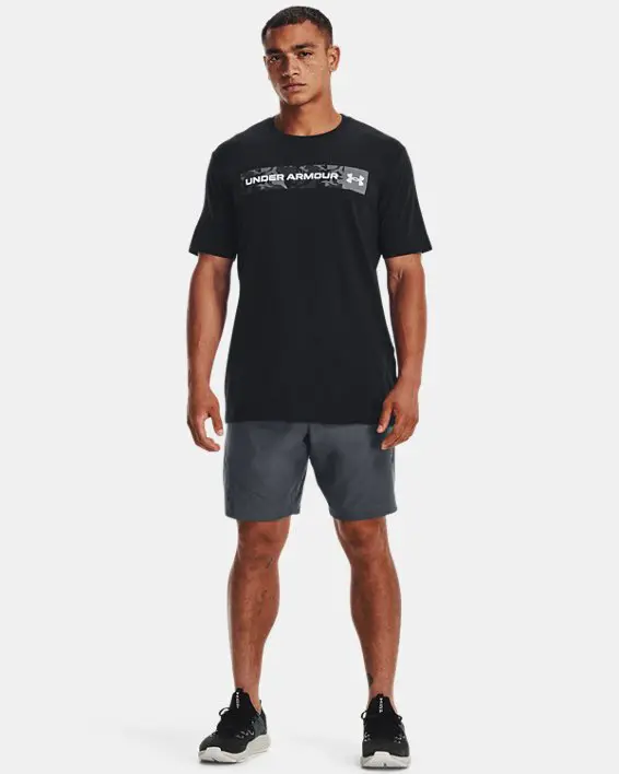 UA M CAMO CHEST STRIPE SS image number 2