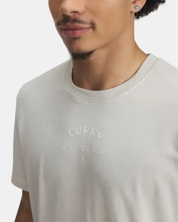 Remera de Basketball Curry Heavyweight Verbiage para Hombre image number 3