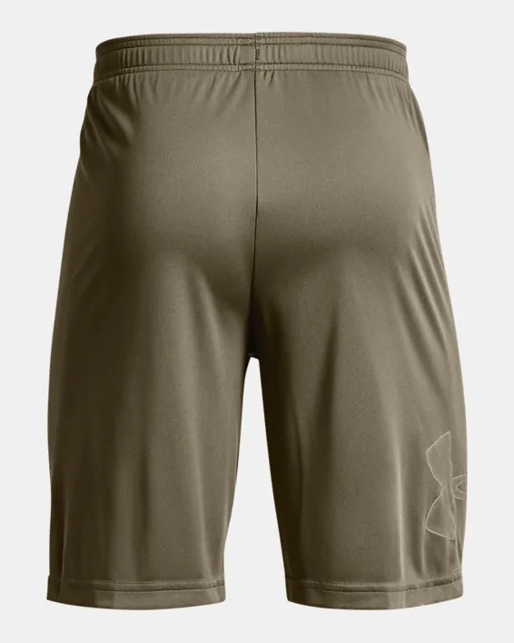 UA TECH GRAPHIC SHORT-GRN,XS image number 5