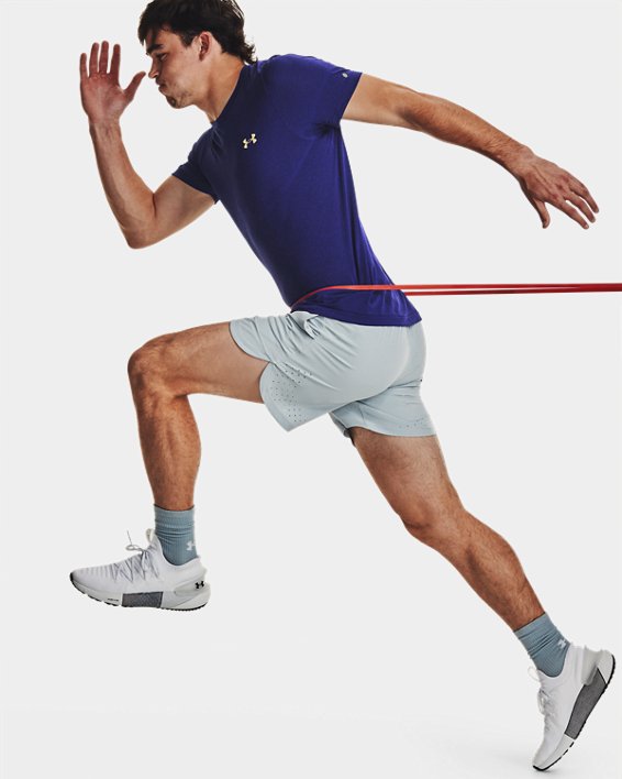 UA Rush Seamless Legacy SS-BLU  