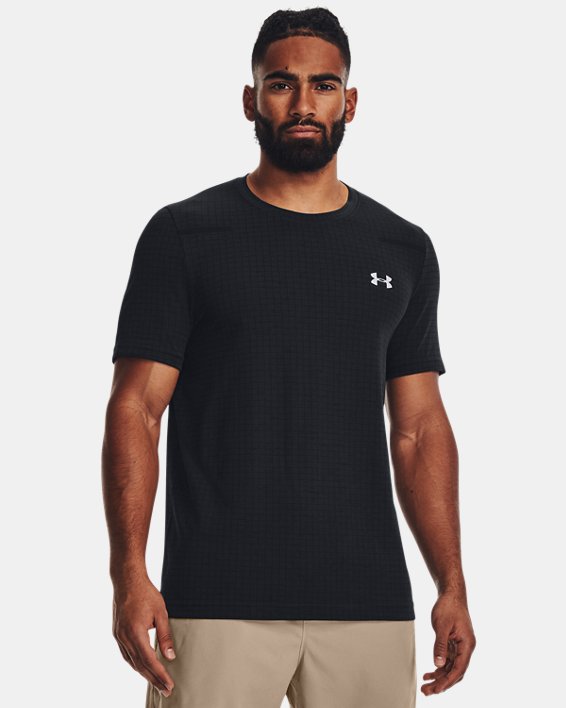 Remera de entrenamiento UA Seamless Grid para hombre