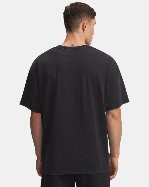 Remera de Entrenamiento Project Rock Washed Heavyweight para Hombre image number 1