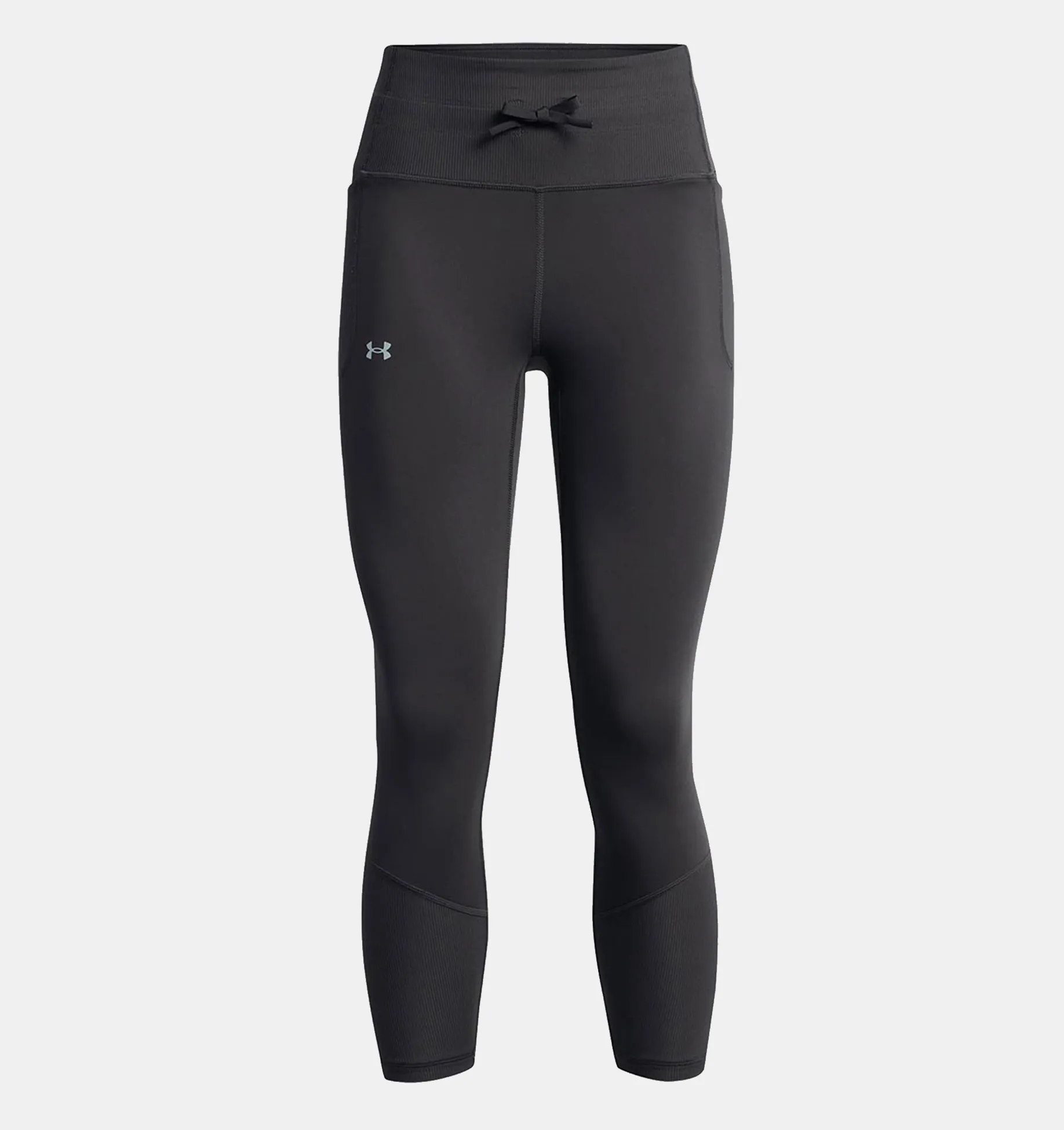 Leggings UA Meridian Rib Waistband Ankle para mujer image number 6