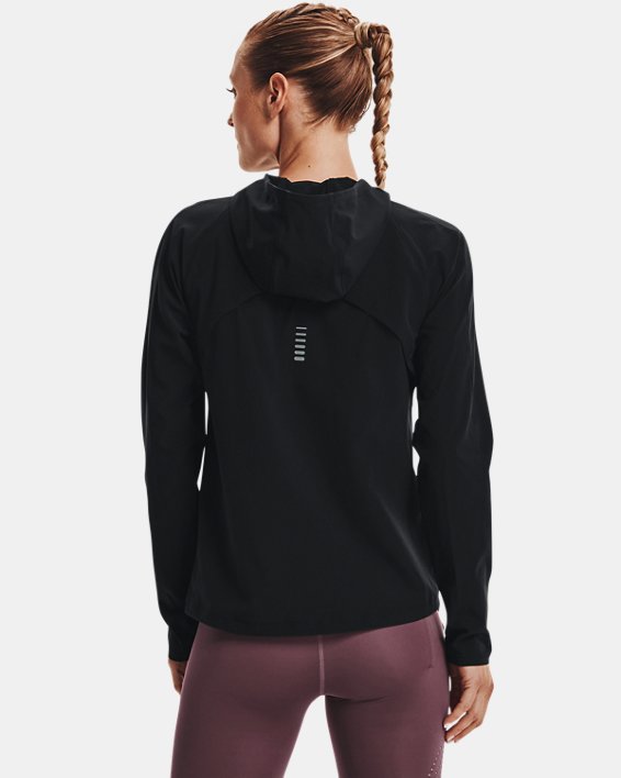 UA OutRun the STORM Jkt-BLK image number 1
