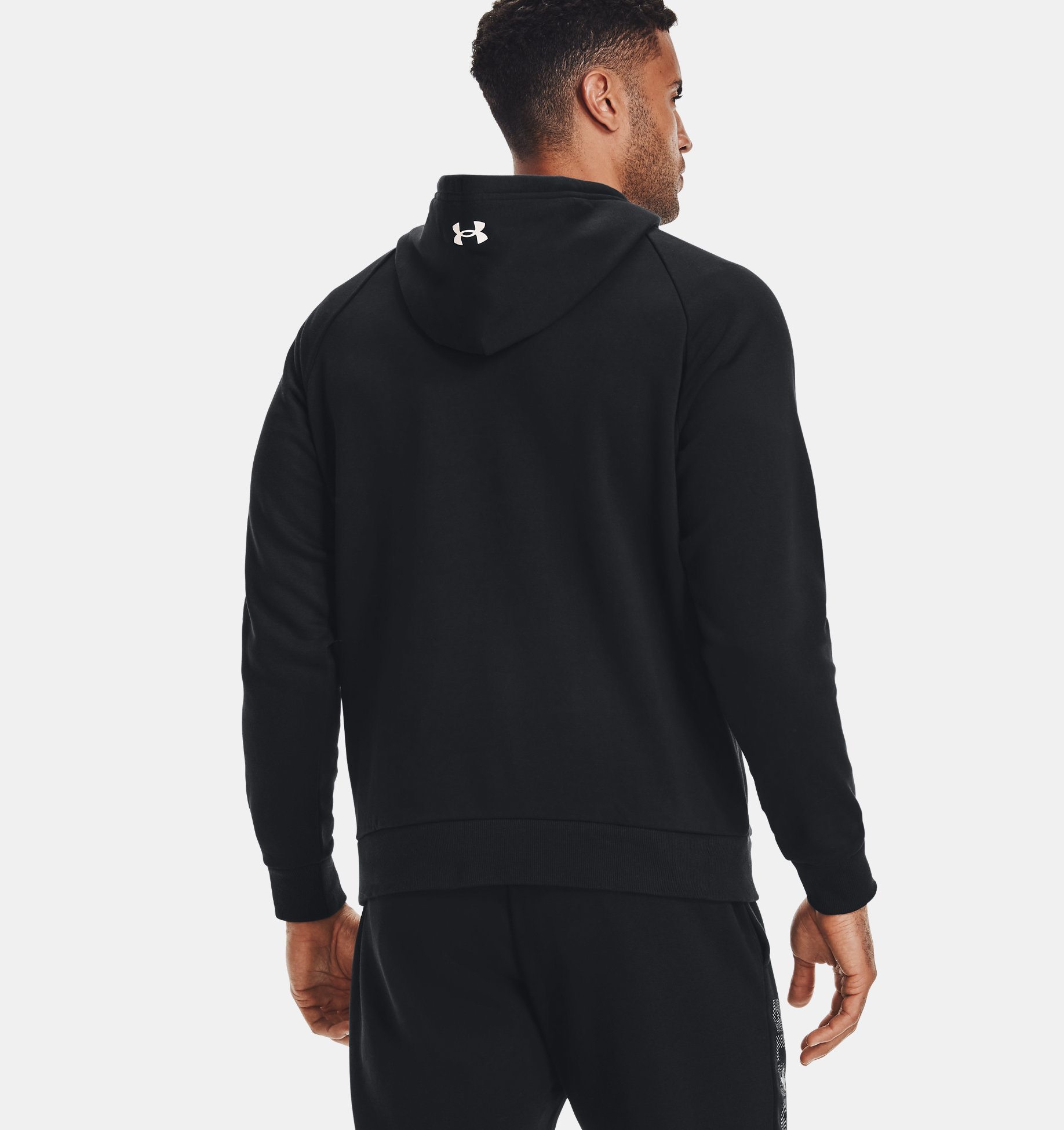 Buzo de entrenamiento UA Project Rock Rival Fleece para hombre image number 1