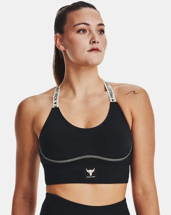 Sport Bra Project Rock Infinity Mid para Mujer image number 2