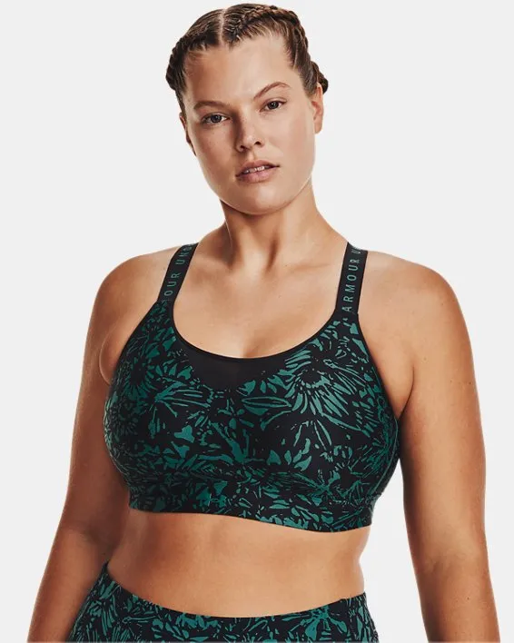 Sport Bra UA Infinity High Printed para Mujer image number 3
