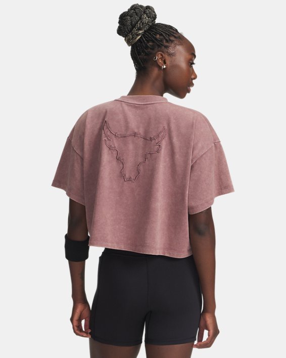 Remera de entrenamiento Project Rock Statement Grafica para Mujer image number 1