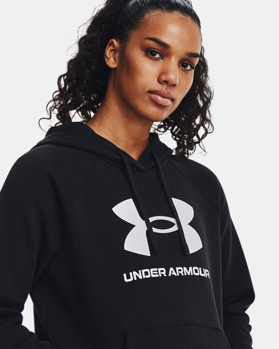Buzo UA Rival Fleece Big Logo para Mujer image number 3