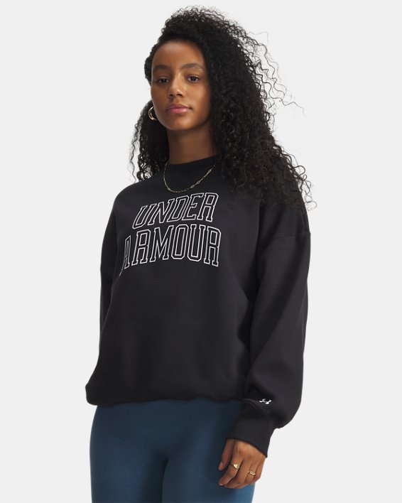Buzo UA Rival Fleece Varsity oversized para  Mujer