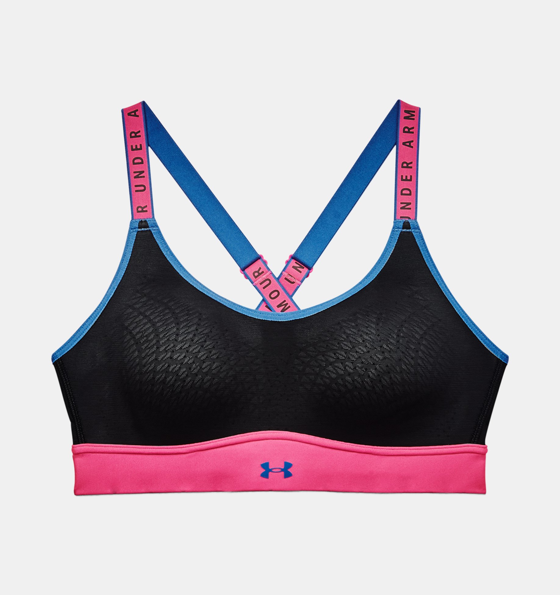 Bra deportivo UA Infinity Mid Blocked para mujer image number 8