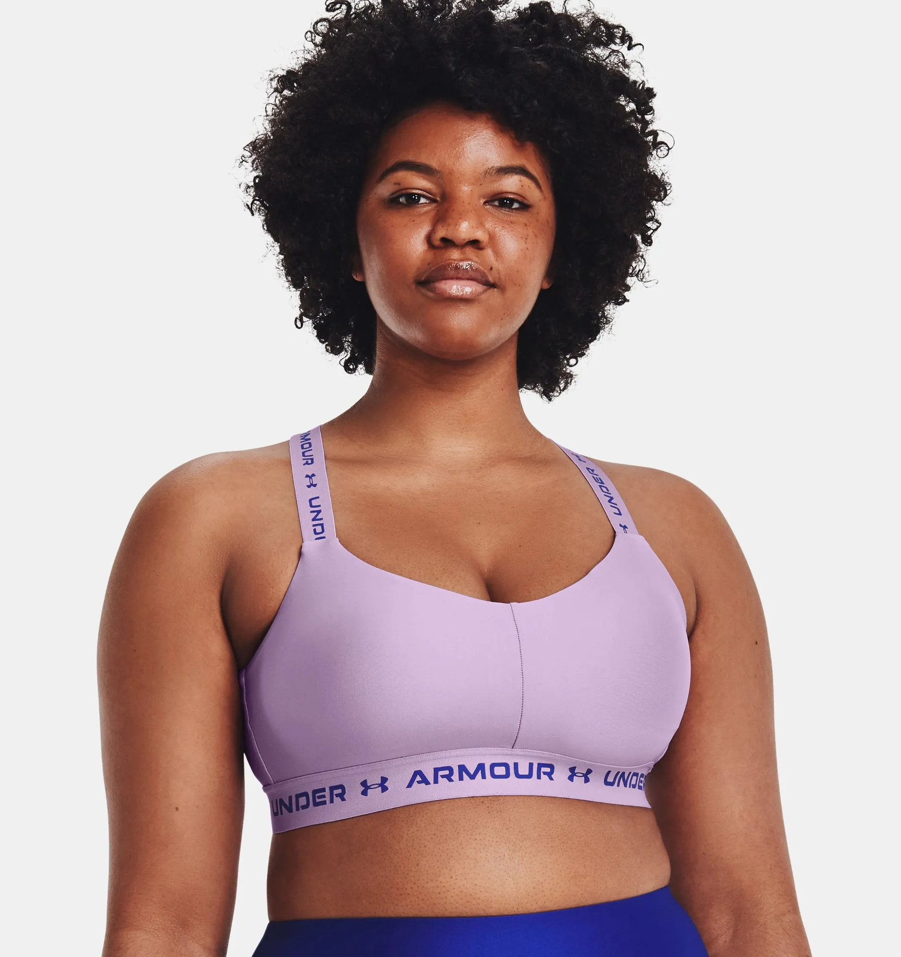 Bra deportivo UA Crossback Low para mujer image number 3