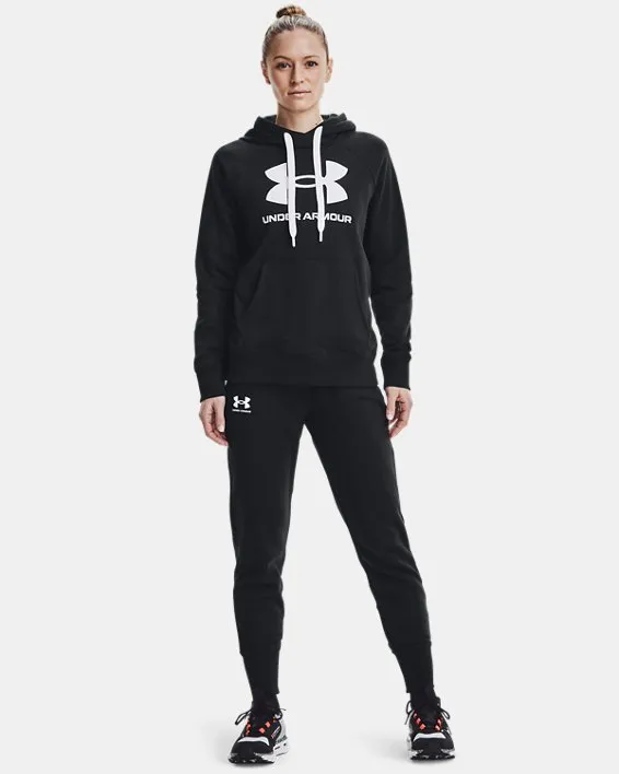 Joggers de tejido Fleece Under Armour Rival para mujer image number 2