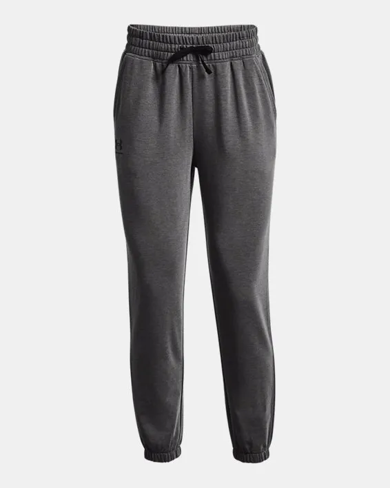 Pantalones de entrenamiento UA Rival Terry para Mujer image number 4