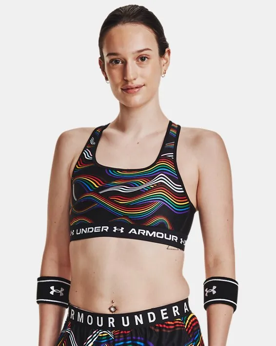 Bra deportivo Armour® Mid Crossback Pride para Mujer image number 0