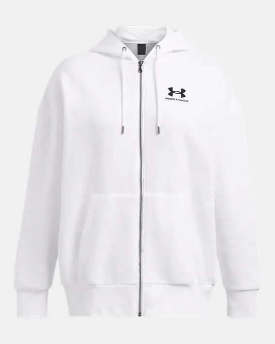 Campera de entrenamiento con capucha UA Icon Fleece para mujer image number 4
