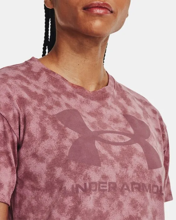 UA LOGO AOP HEAVYWEIGHT SS image number 3