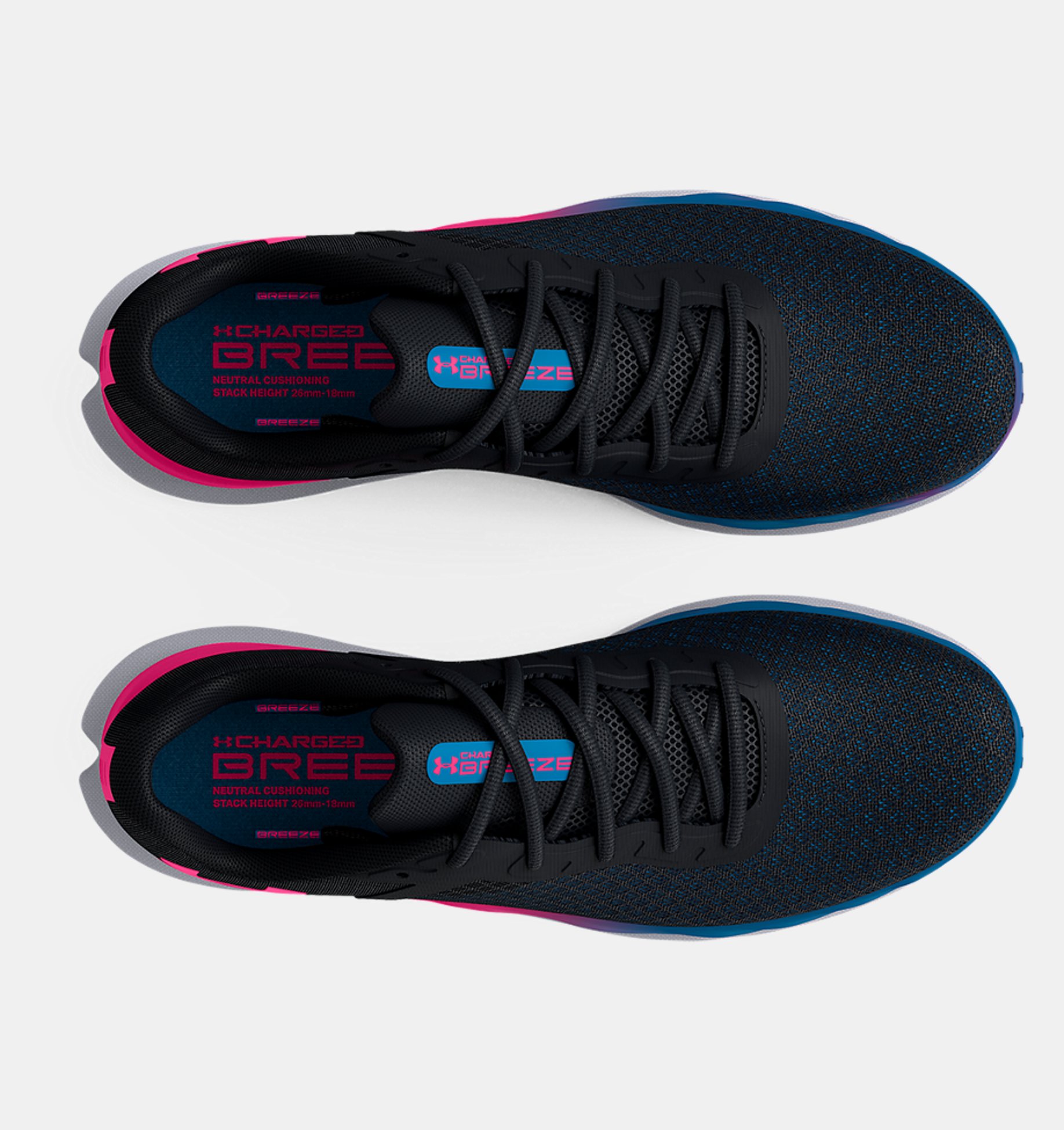 UA W Charged Breeze-BLK,5.5 image number 2