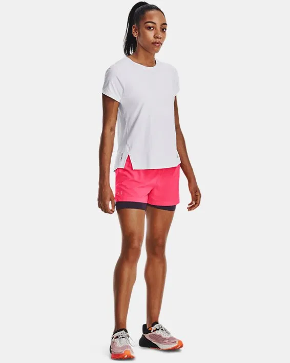 Short UA RUN STAMINA 2IN1 para Mujer image number 2