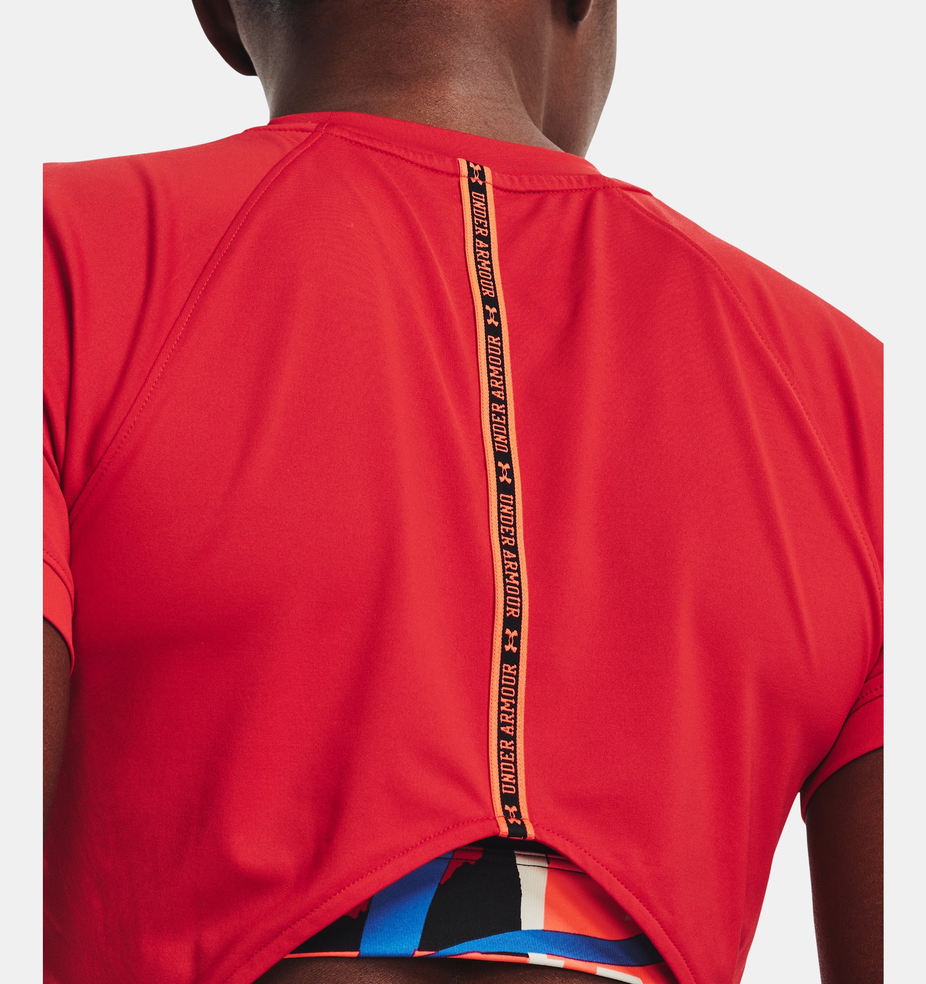 Remera UA Rush Perf para mujer image number 3