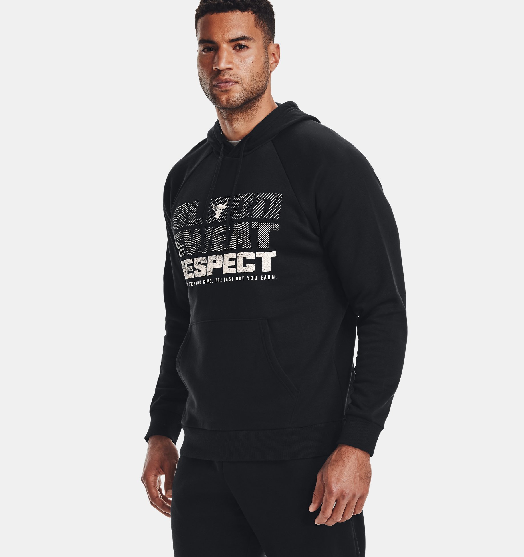 Buzo de entrenamiento UA Project Rock Rival Fleece para hombre image number 0