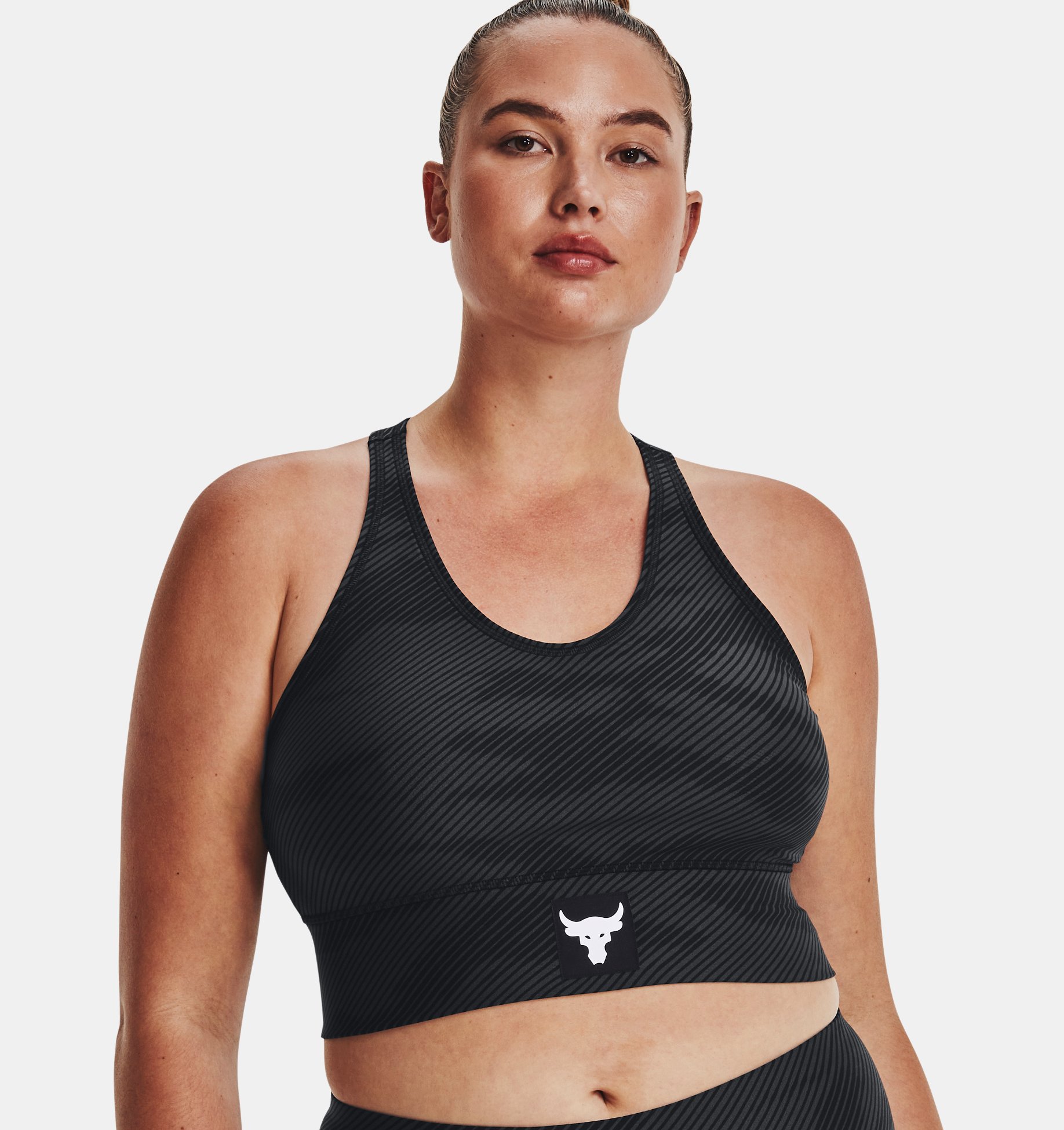 Bra deportivo UA Project Rock HeatGear® para mujer image number 4