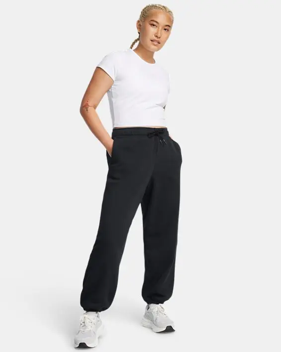 Pantalón de Entrenamiento Icon Fleece Oversized Wordmark para Mujer image number 2
