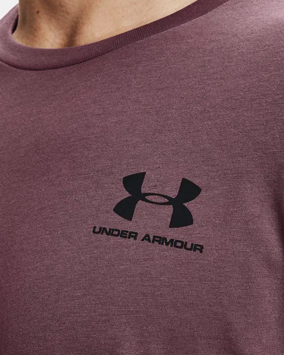 Remera de entrenamiento Under Armour Sportstyle Left Chest para hombre image number 3