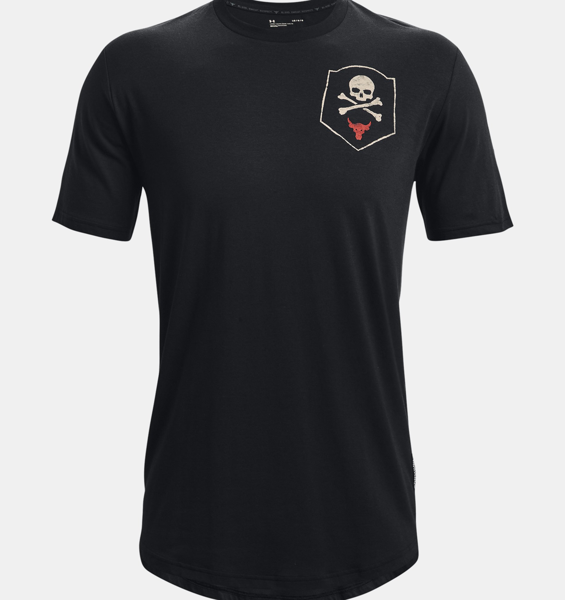 Remera UA Project Rock 100 Percent para hombre image number 4