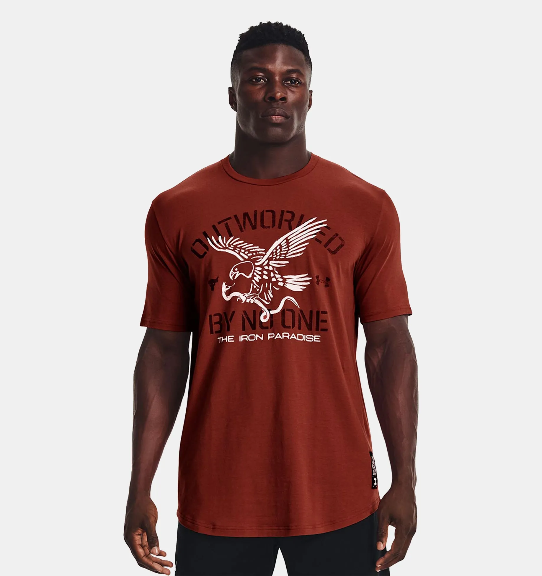 Remera UA Project Rock Outworked para hombre image number 0