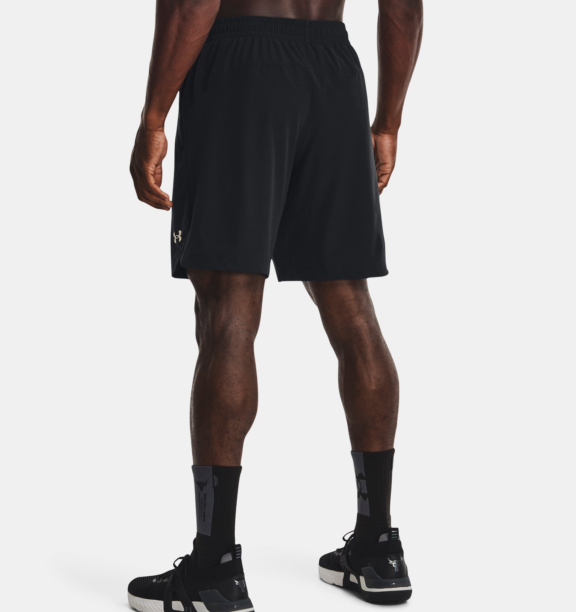 Short de entrenamiento UA Pjt Rock Woven Shorts para hombre image number 1
