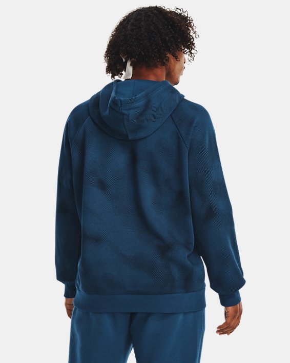 Buzo con capucha estampada UA Rival Fleece para hombre image number 1