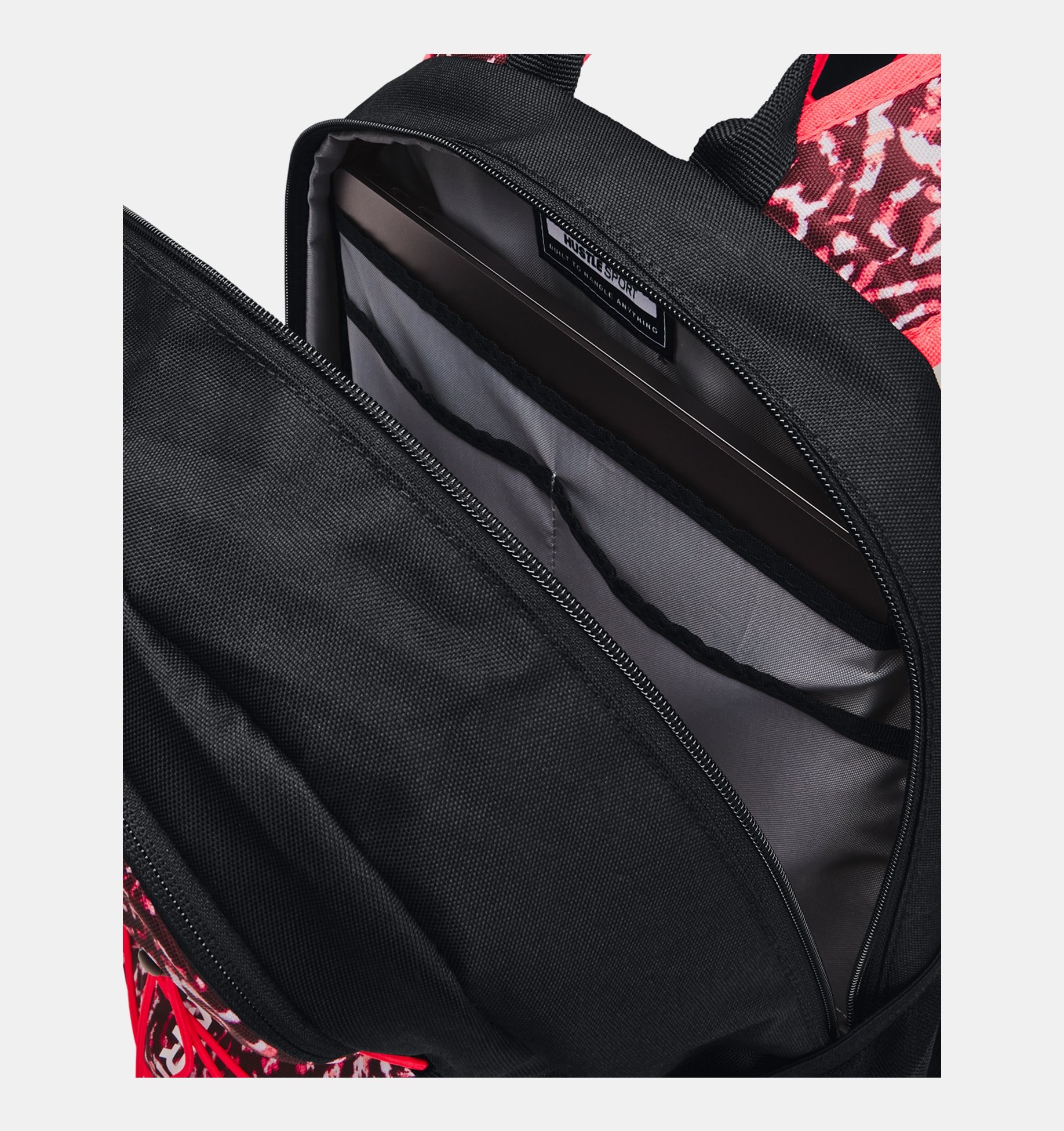 UA Hustle Sport Backpack-BLK image number 4