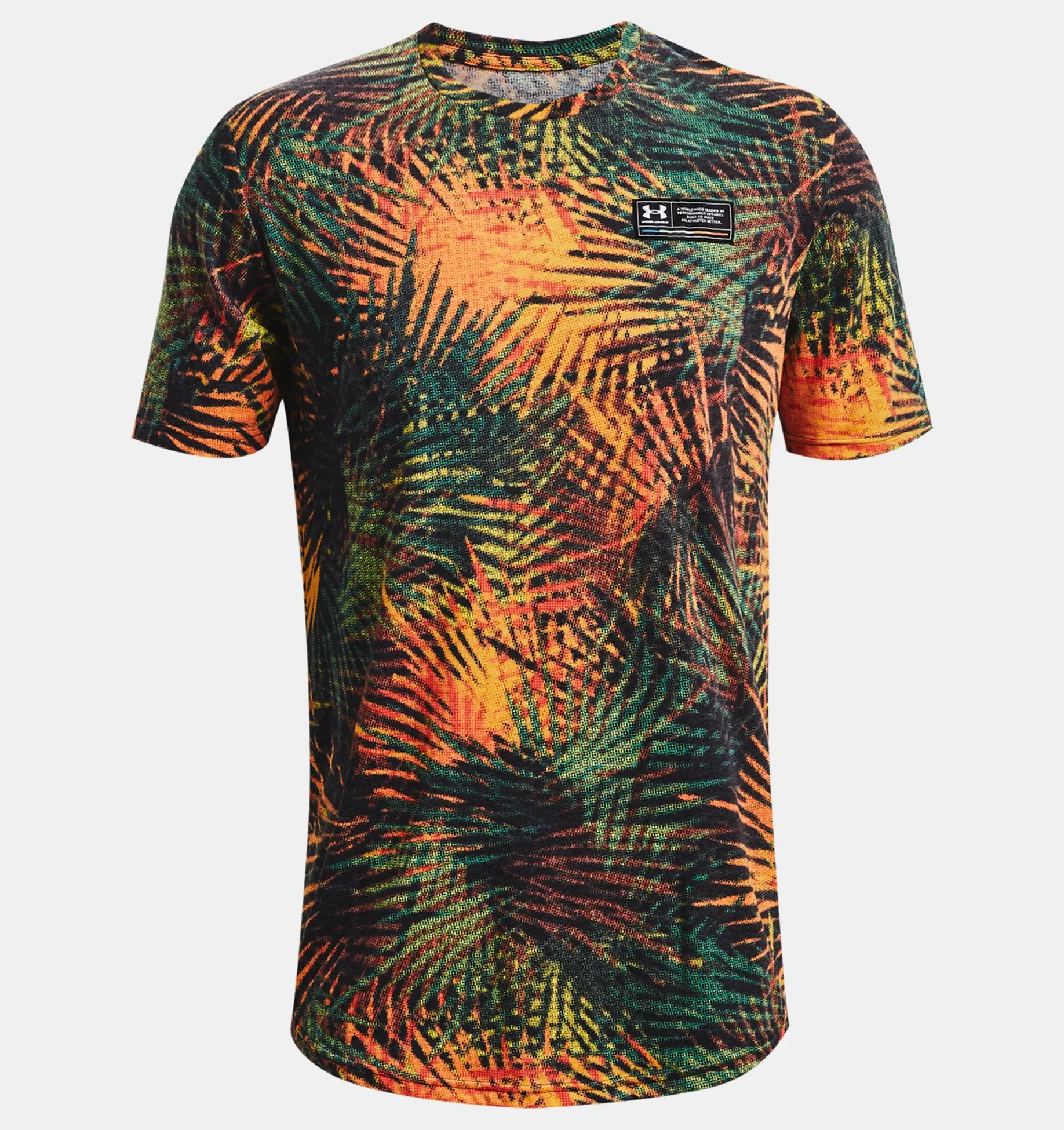 Remera UA Sport Palm Printed para hombre image number 4