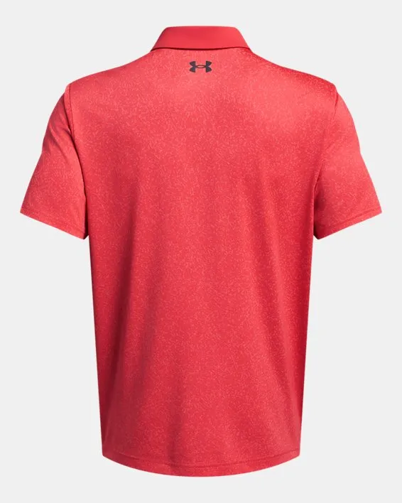 Chomba de Golf Playoff 3.0 Coral Jacquard para Hombre image number 4