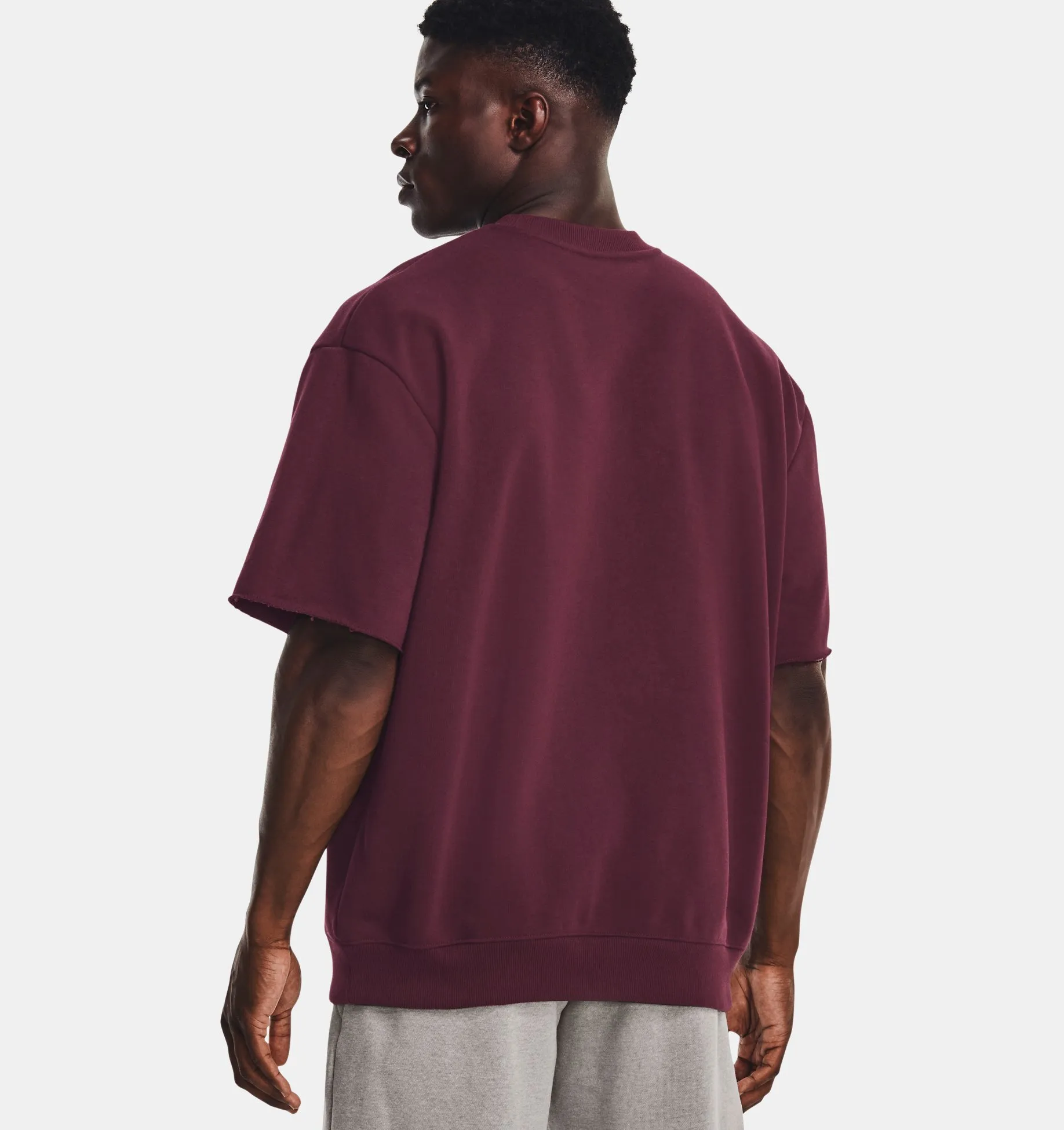 Buzo manga corta Project Rock Iron Paradise Heavyweight Terry Crew para Hombre image number 5