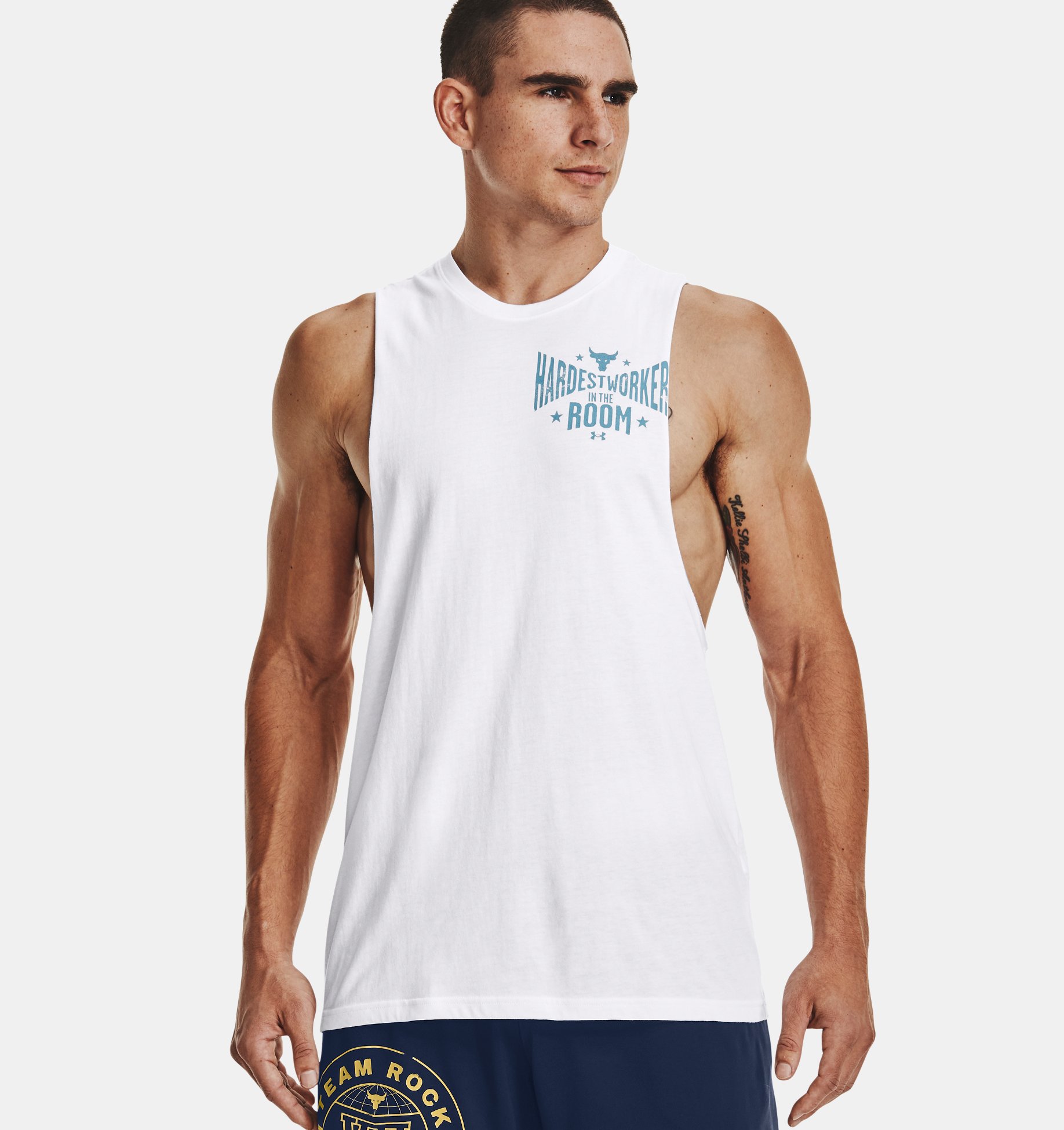 Musculosa UA Project Rock para hombre image number 0
