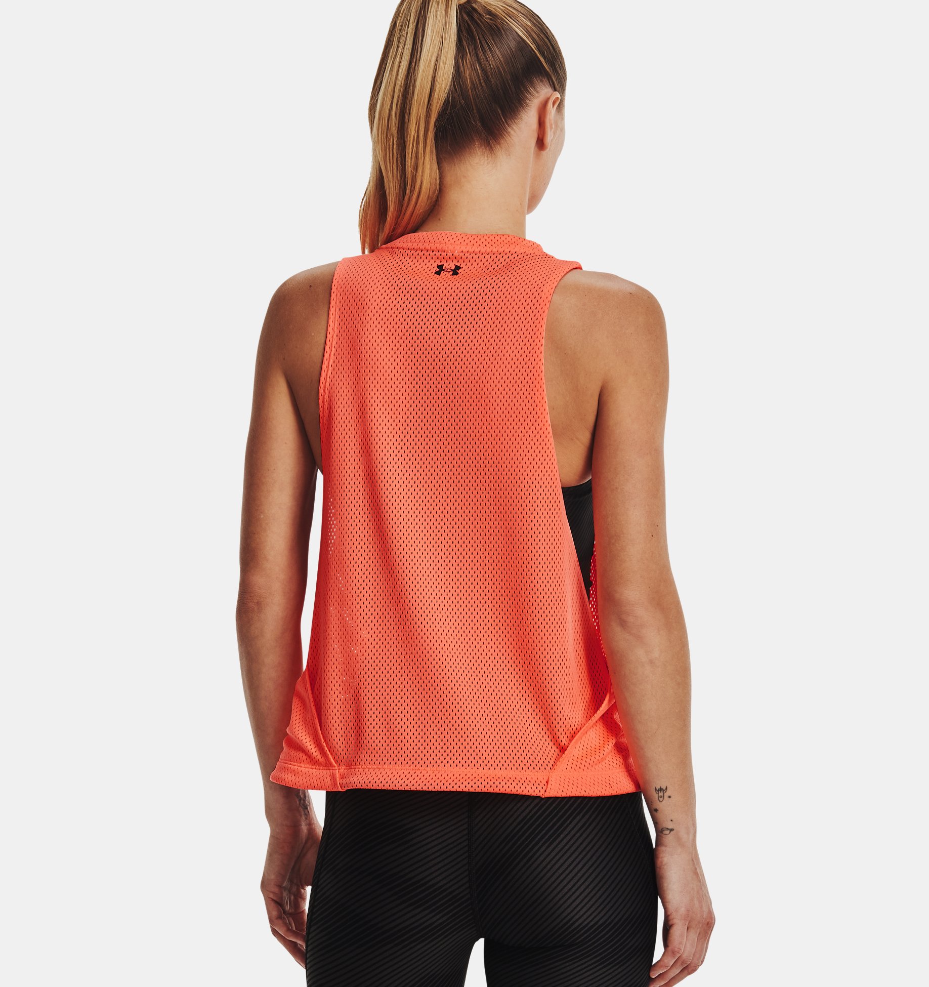 Musculosa UA Project Rock Mesh para mujer image number 1