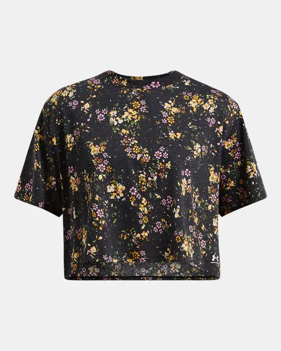 Remera crop de Entrenamiento Dark Romantics para Mujer image number 2