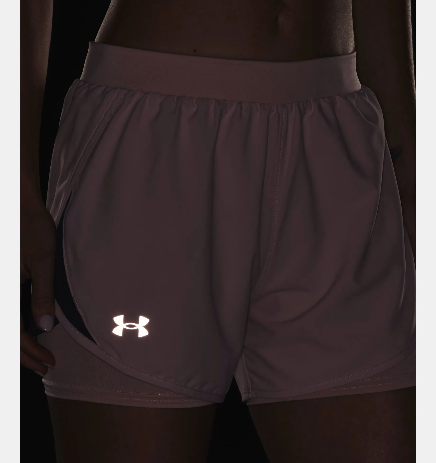 Short UA Fly By 2.0 2 en 1 para mujer image number 3