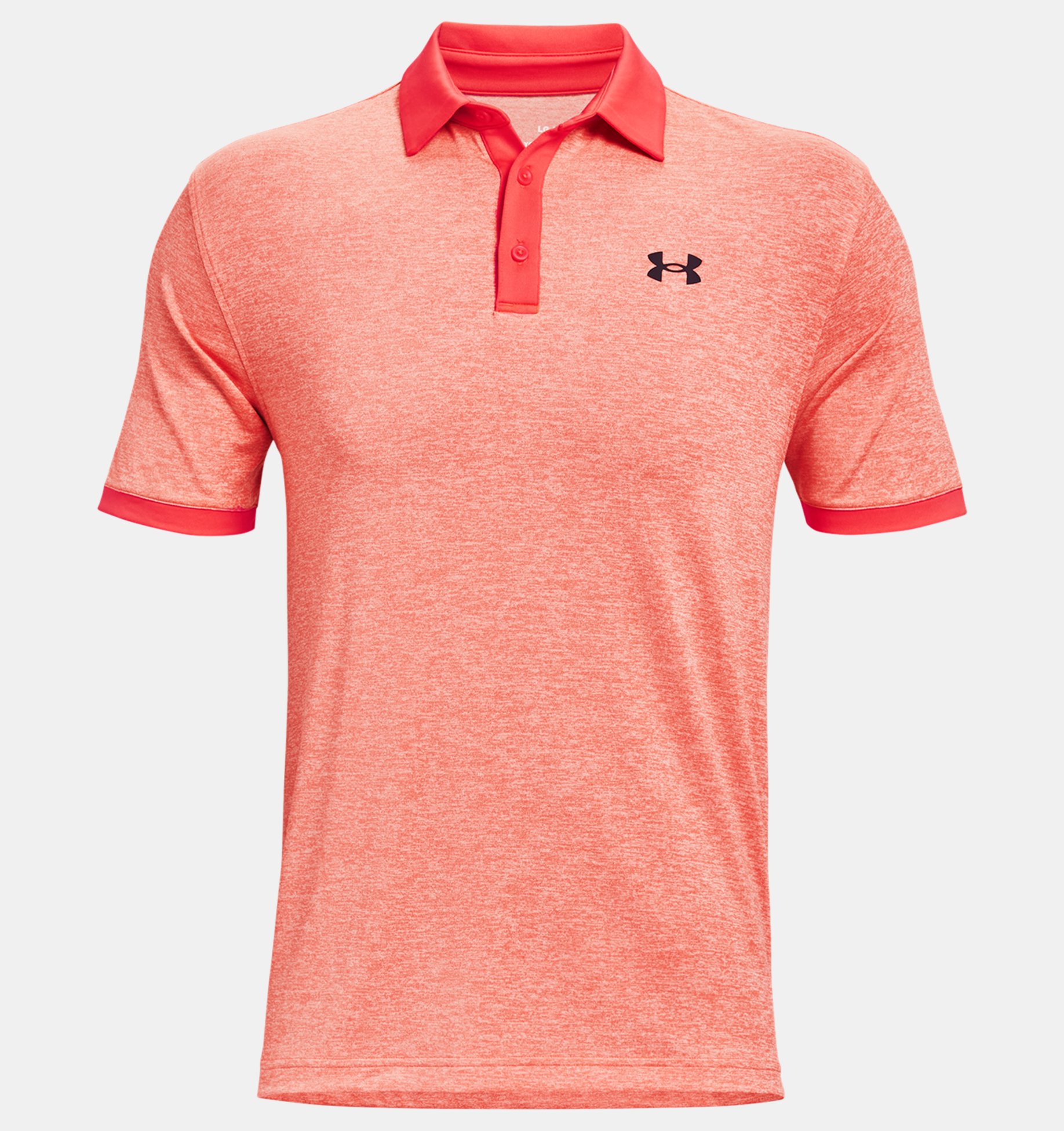 UA Playoff Polo 2.0 Heather-RED image number 4