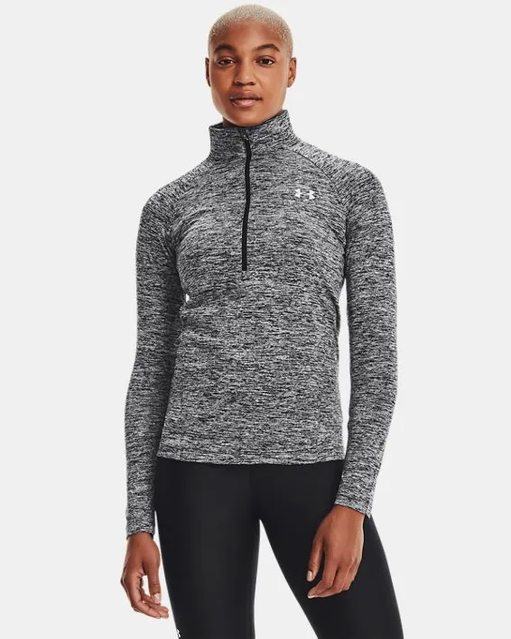 Remera Manga Larga de Entrenamiento Tech™ ½ Zip - Twist para Mujer image number 0
