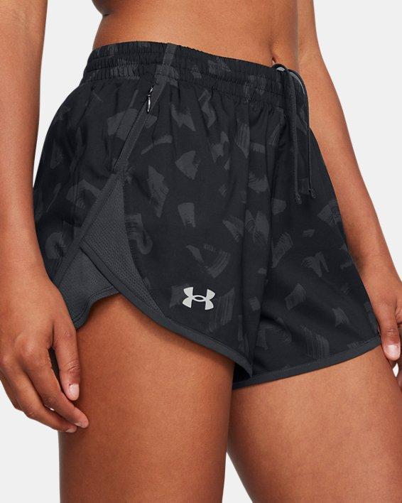 UA Fly By 3'' Printed Shorts image number 3
