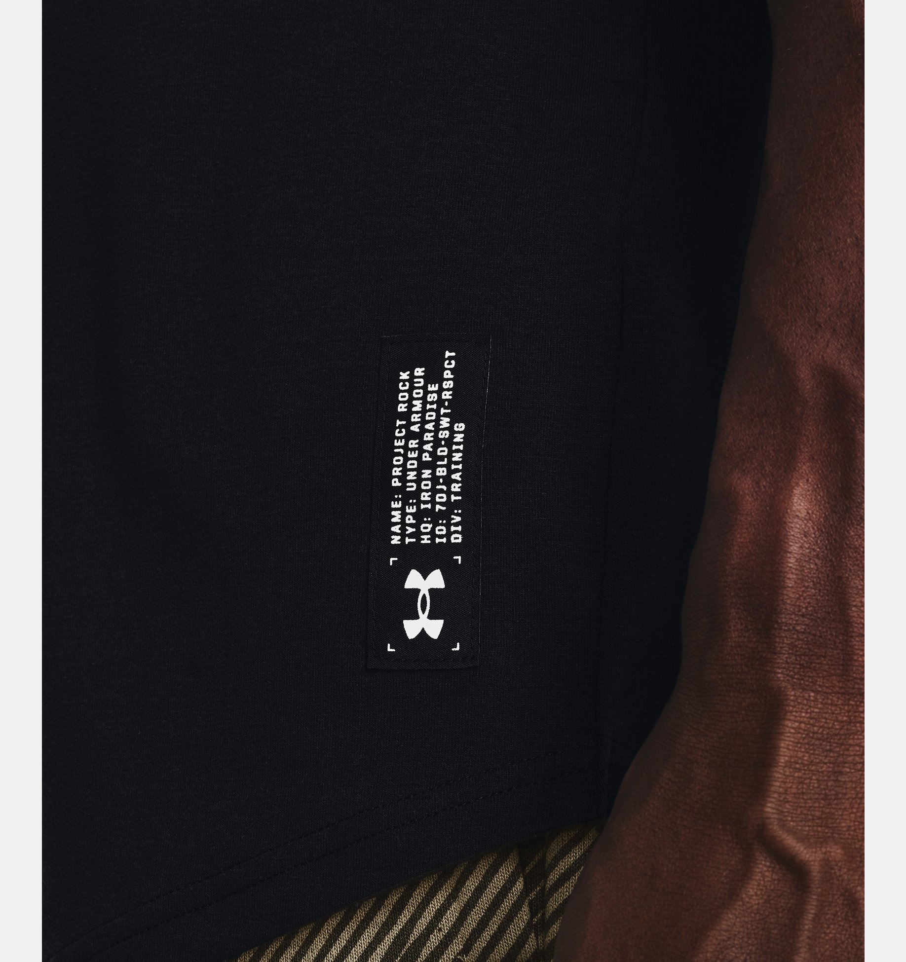 Remera UA Project Rock 100 Percent para hombre image number 3