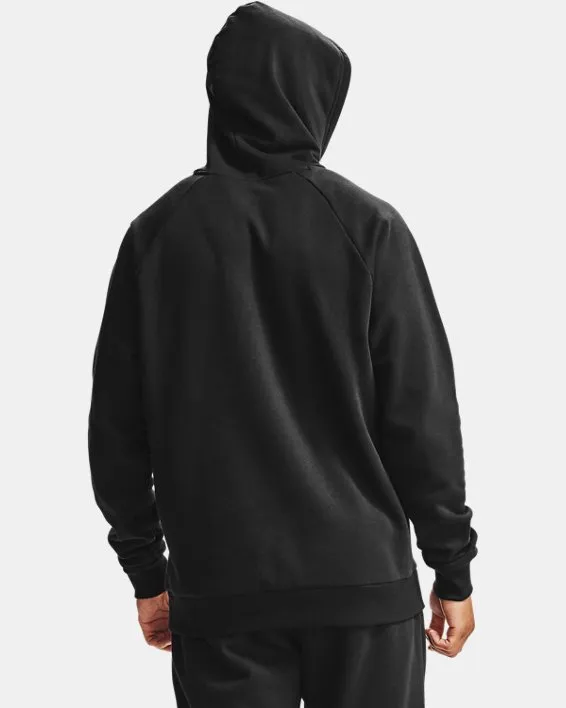 UA Rival Fleece Hoodie-BLK,SM image number 1