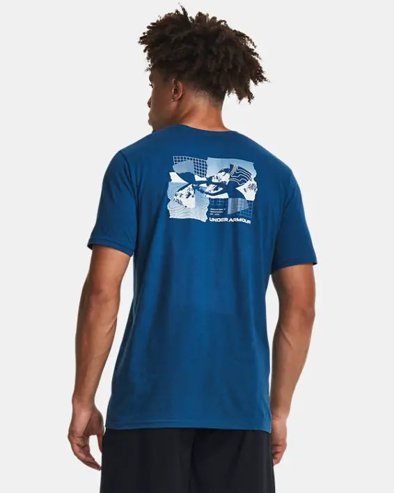 UA OUTDOOR TEAR GRID SS ARG-BLU,XL image number 1