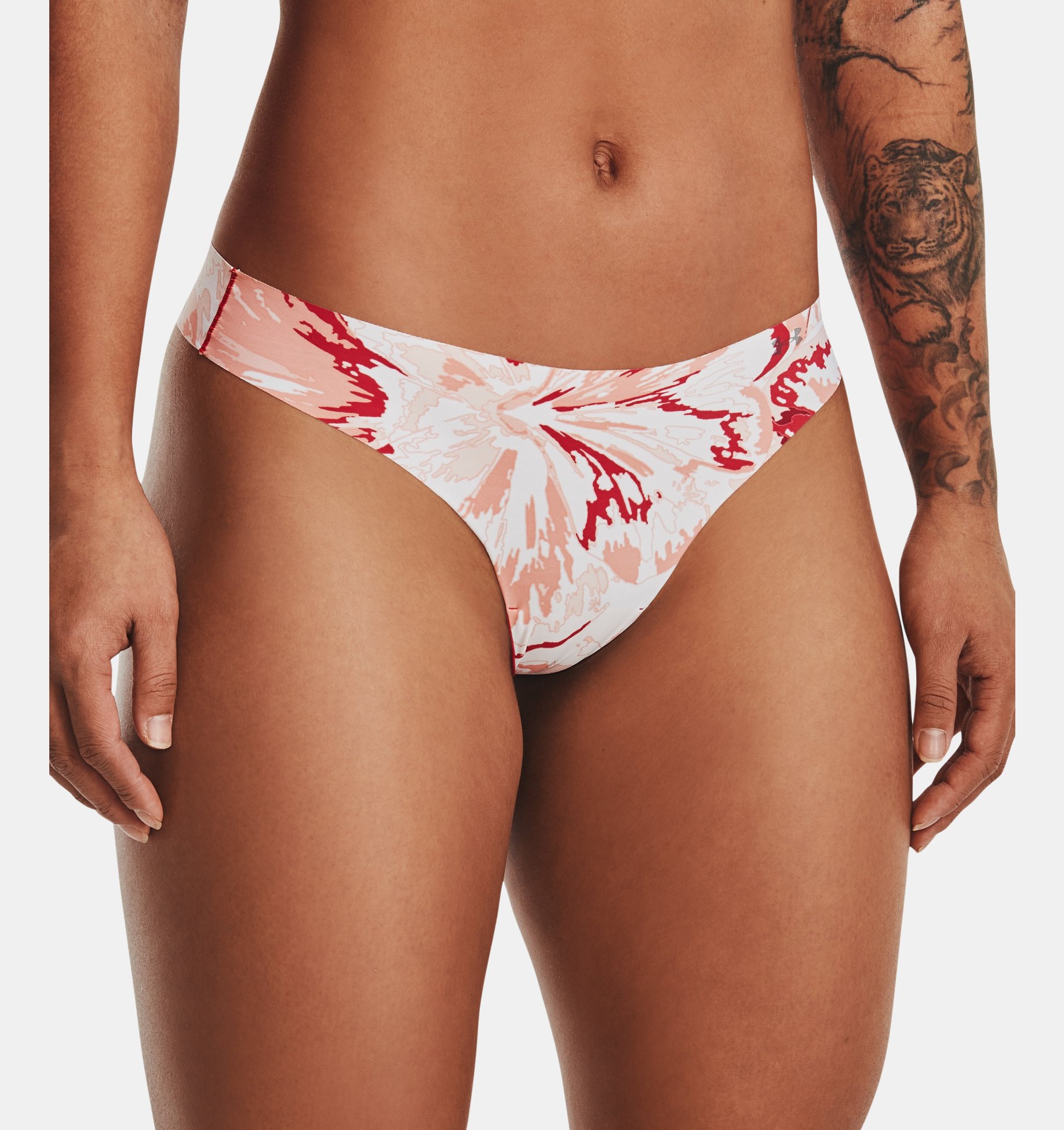 Tanga UA Pure Stretch Printed para mujer - Paquete de 3