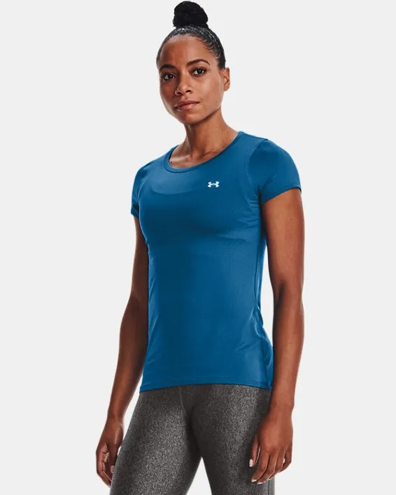 Camiseta de manga corta HeatGear® Armour para mujer