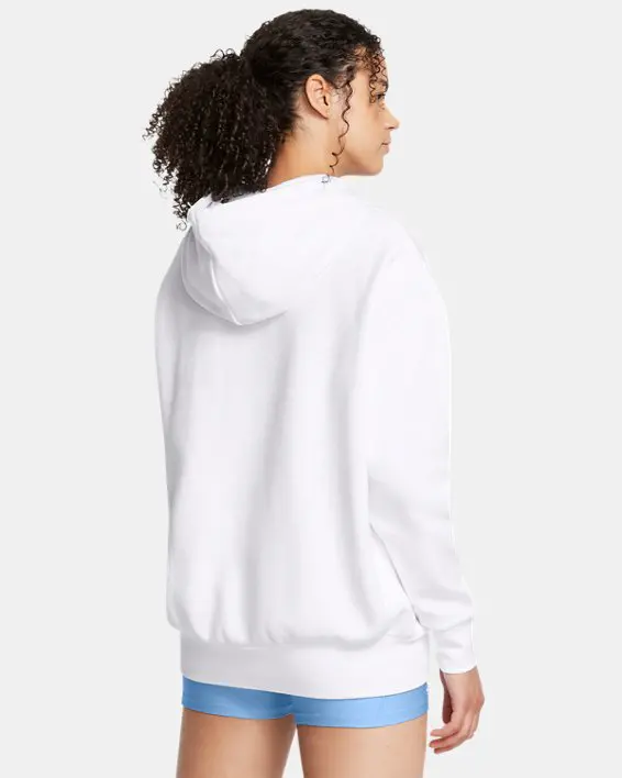Campera de entrenamiento con capucha UA Icon Fleece para mujer image number 1
