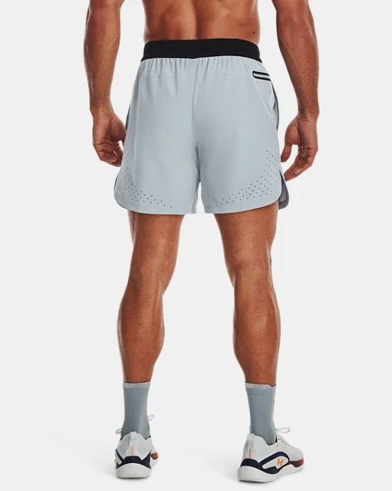 UA Peak Woven Shorts-BLU image number 1